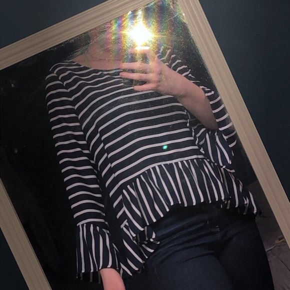 a.n.a navy top - Picture 1 of 4